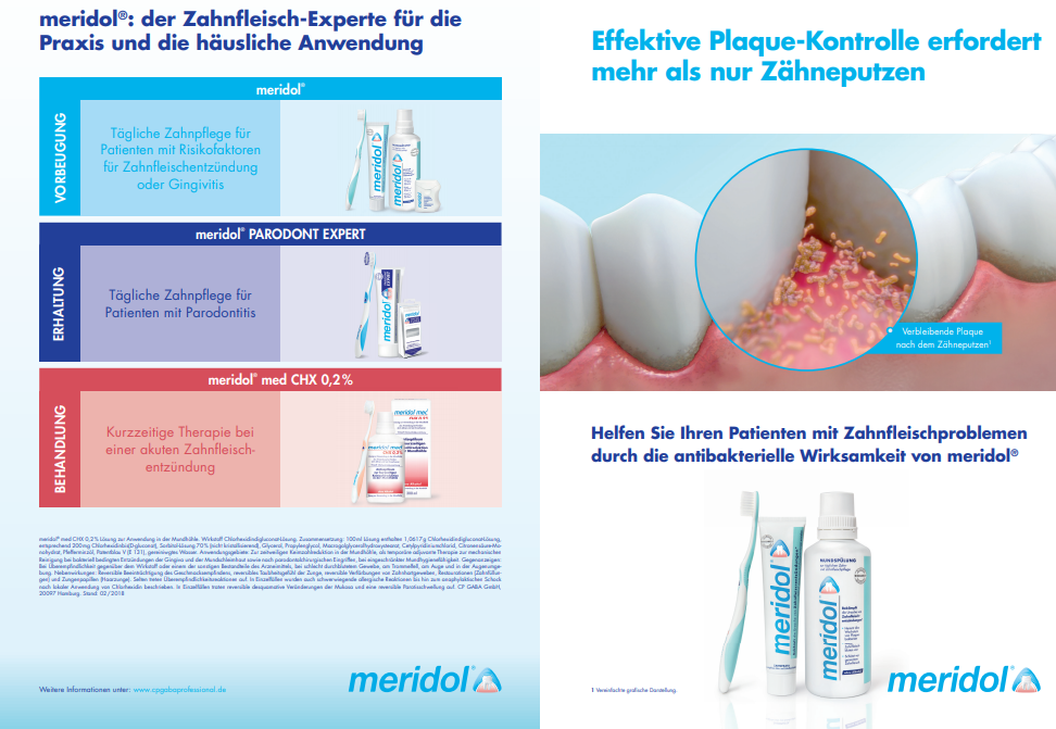 zur effektiven Plaque-Kontrolle für Ihre Patient*innen mit Zahnfleischproblemen