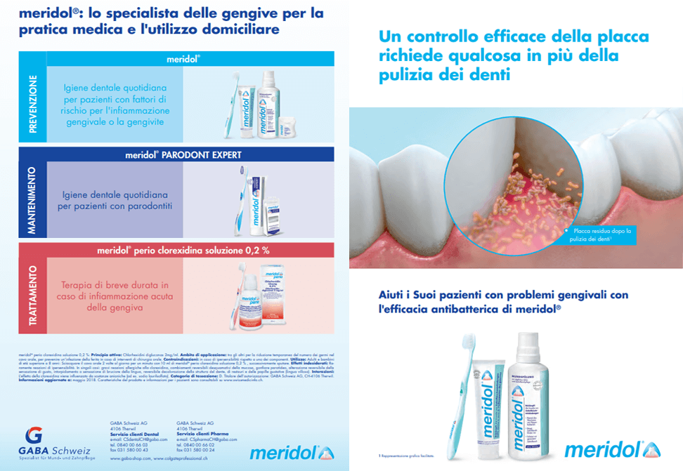 per un efficace controllo della placca per i vostri pazienti con problemi gengivali
